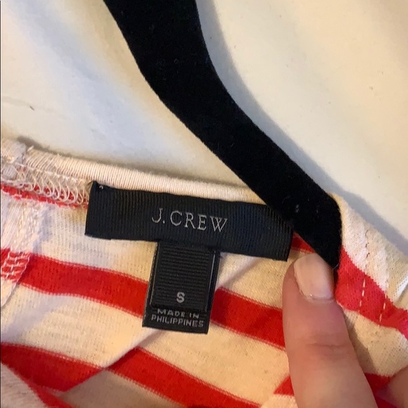 J crew long sleeve T, bow detail on back - Picture 3 of 3